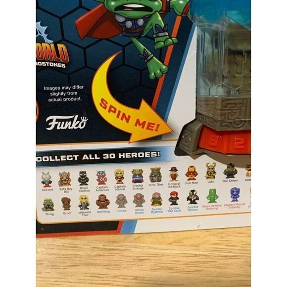 Funko Marvel Battleworld: Series 1 Travel Portal Gold Ultron Collectible Toy New - Picture 7 of 9